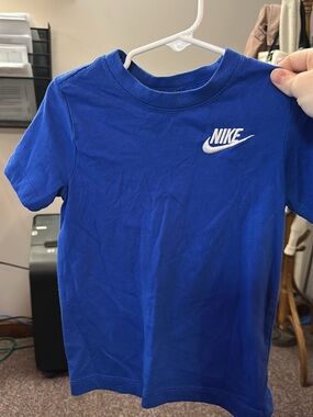 Nike Kids Blue Short-Sleeve Logo Tee